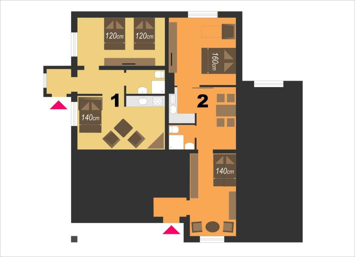 Apartamenty Jja Криниця-Здруй Екстер'єр фото